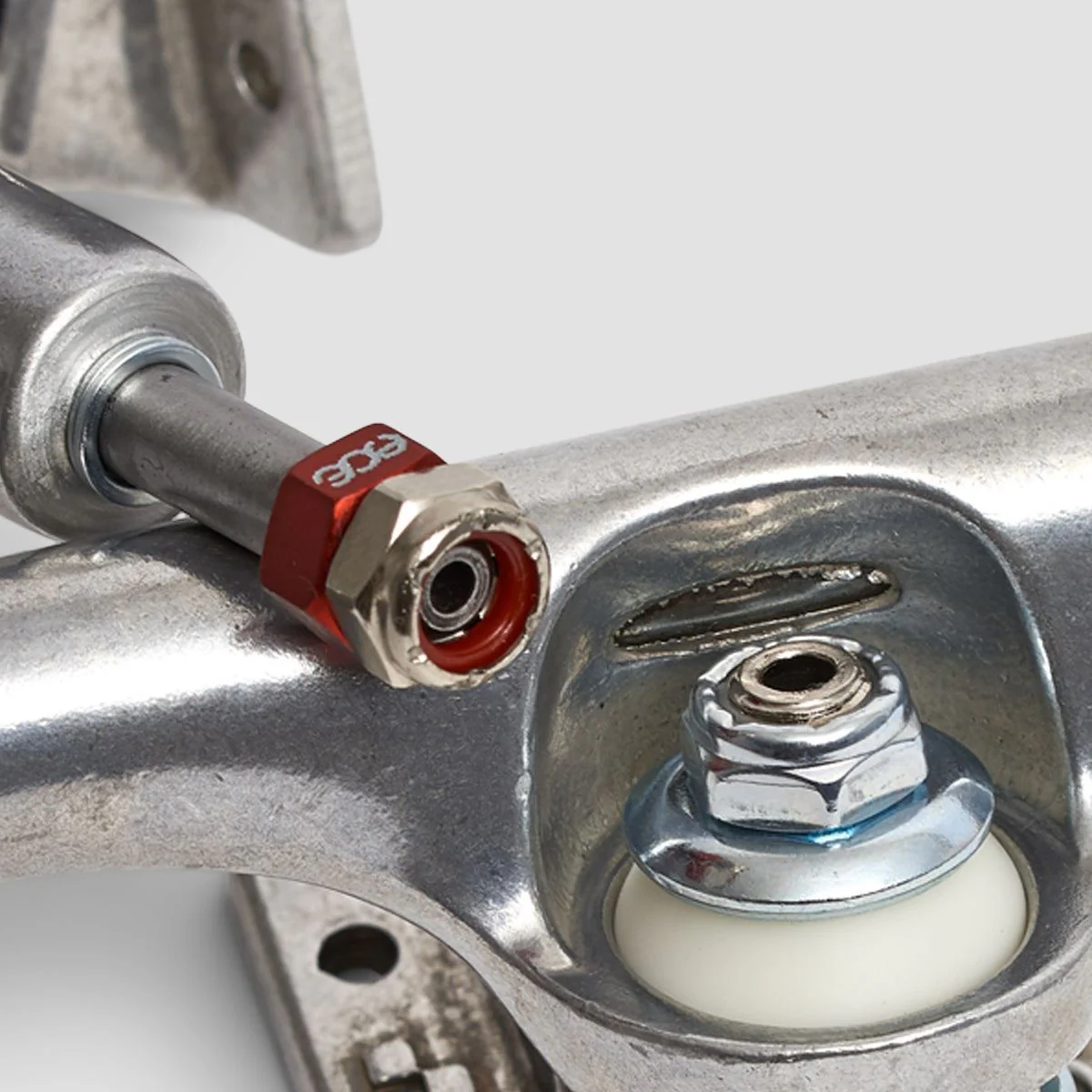 Ace AF1 Hollow 55 Skateboard Trucks 1 Pair Polished - 8.5" - Image 4
