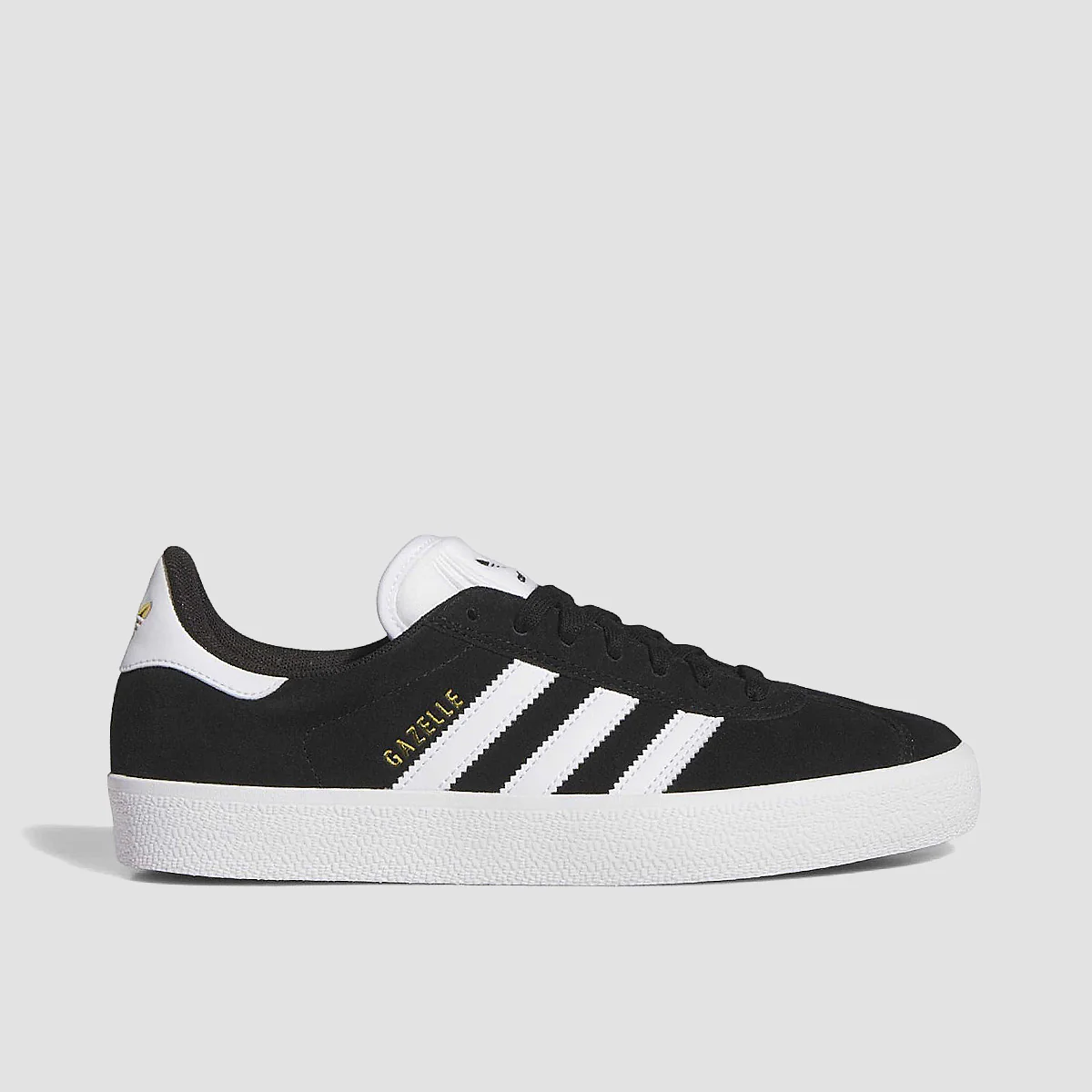 adidas Gazelle Adv Shoes - Core Black/Ftwr White/Gold Met.
