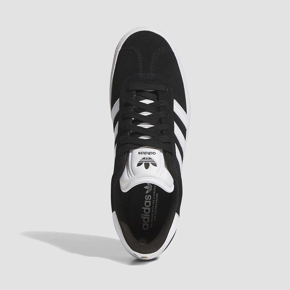 adidas Gazelle Adv Shoes - Core Black/Ftwr White/Gold Met. - Image 2