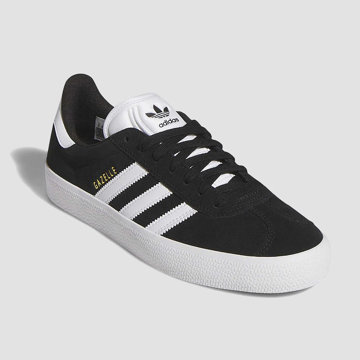 adidas Gazelle Adv Shoes - Core Black/Ftwr White/Gold Met. - Image 4