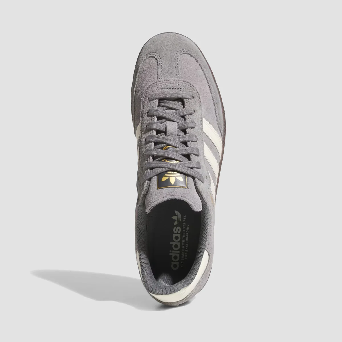 adidas Samba Adv Shoes - Grey Four/Cream White/Grey Three - Image 3