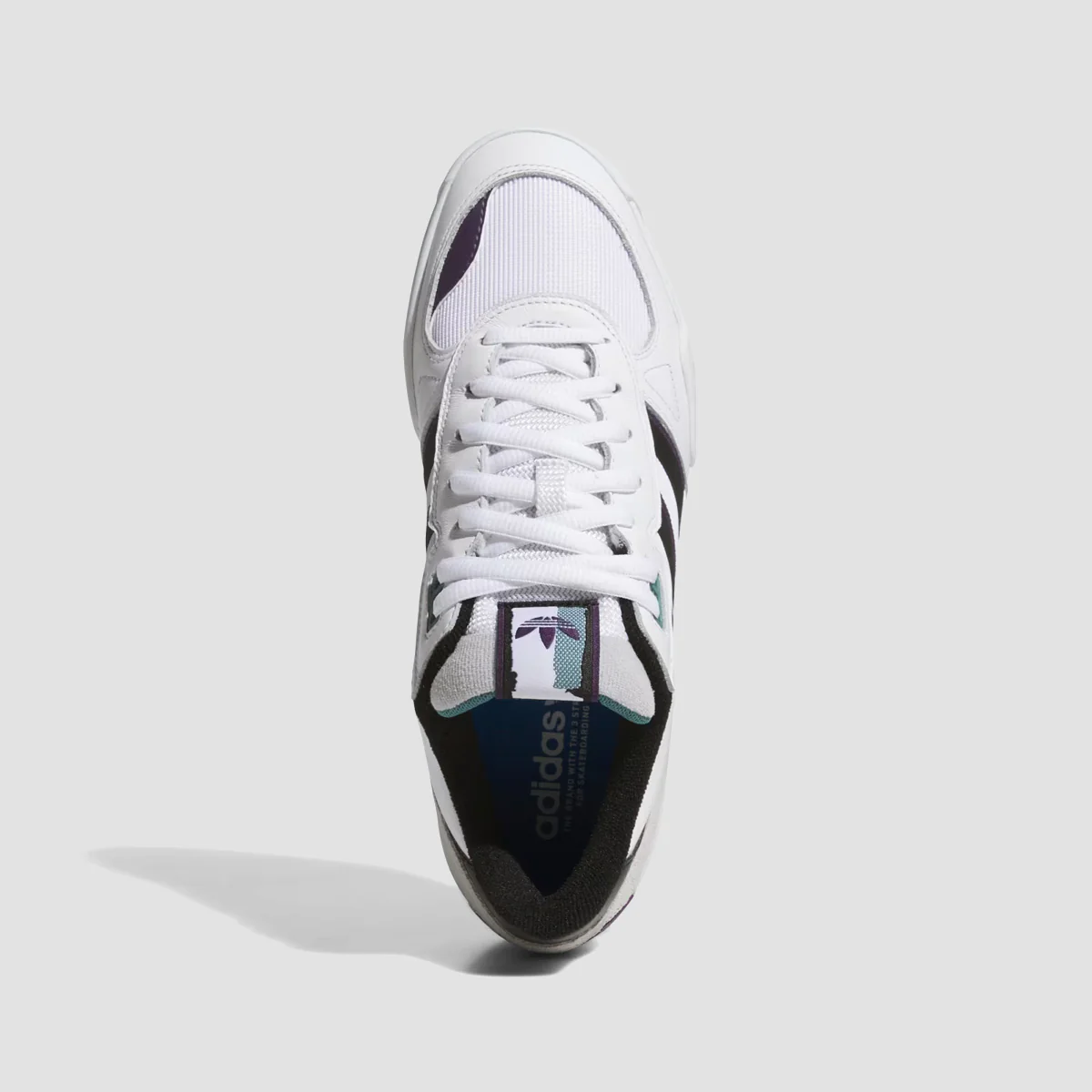 adidas Tekkira Cup Shoes - Ftw White/Core Black/Aurora Plum - Image 2
