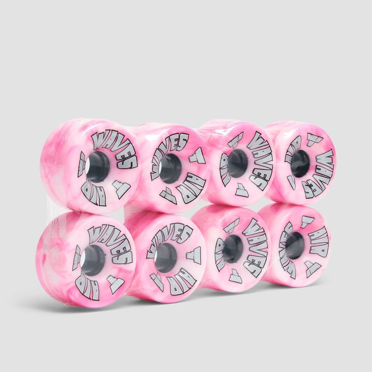 Air Waves USA 78a Quad Wheels x8 Pink/White Swirl - Image 2