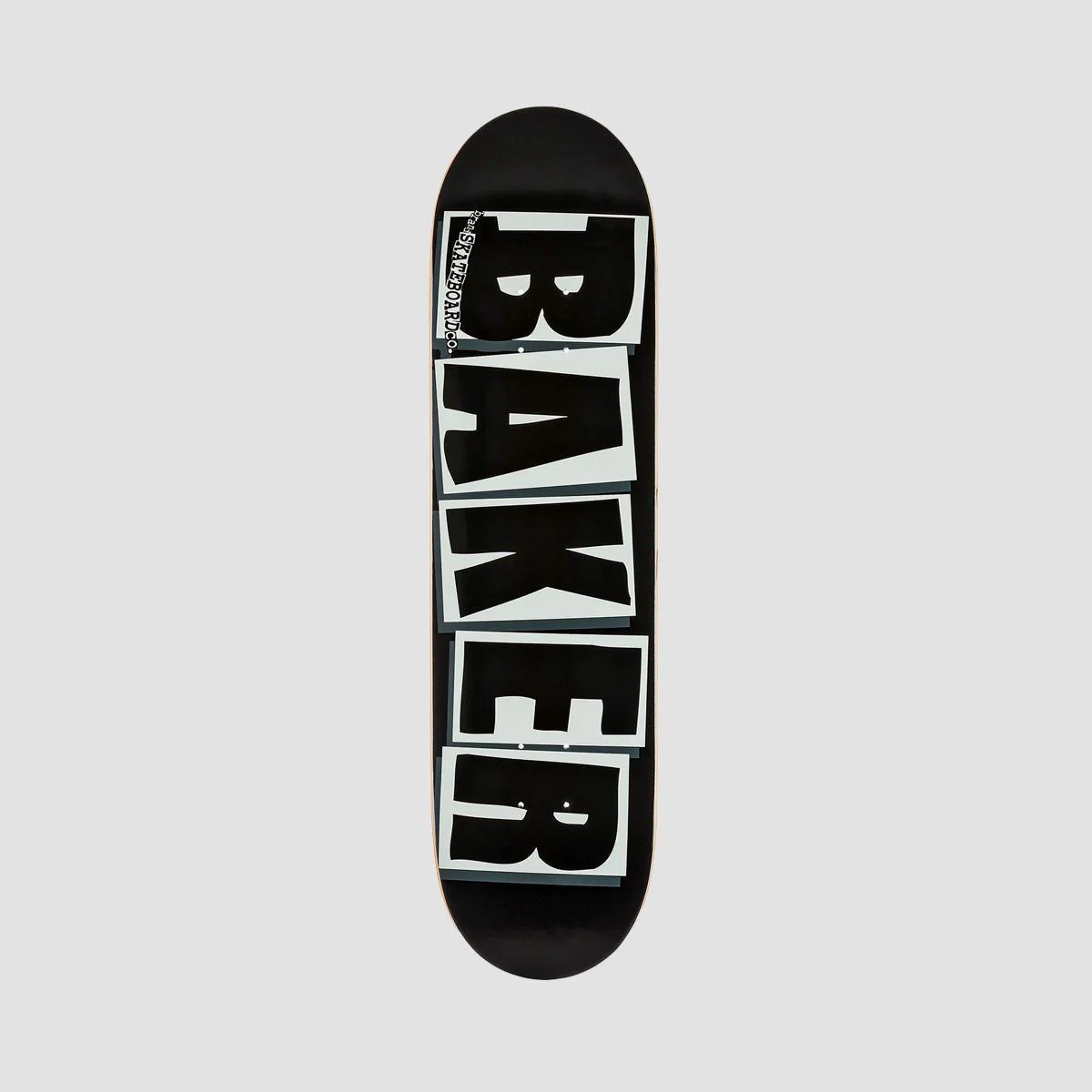 Baker Brand Logo Skateboard Deck Black/Black/White - 8.125"