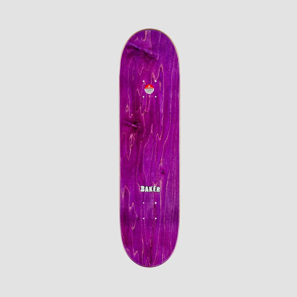 Baker Brand Logo Skateboard Deck Black/Black/White - 8.125" - Image 2