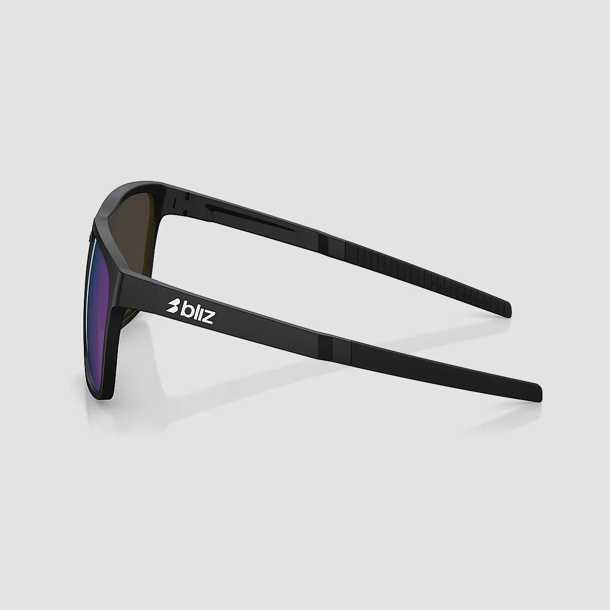 Bliz A001 Sunglasses Matte Black/Blue - Image 2