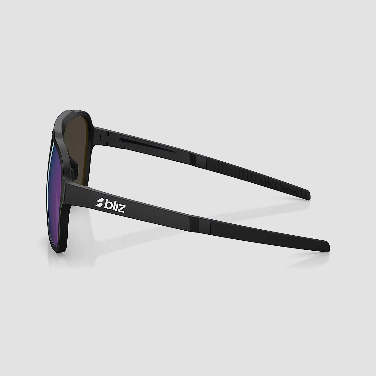 Bliz A002 Sunglasses Matte Black/Blue - Image 2