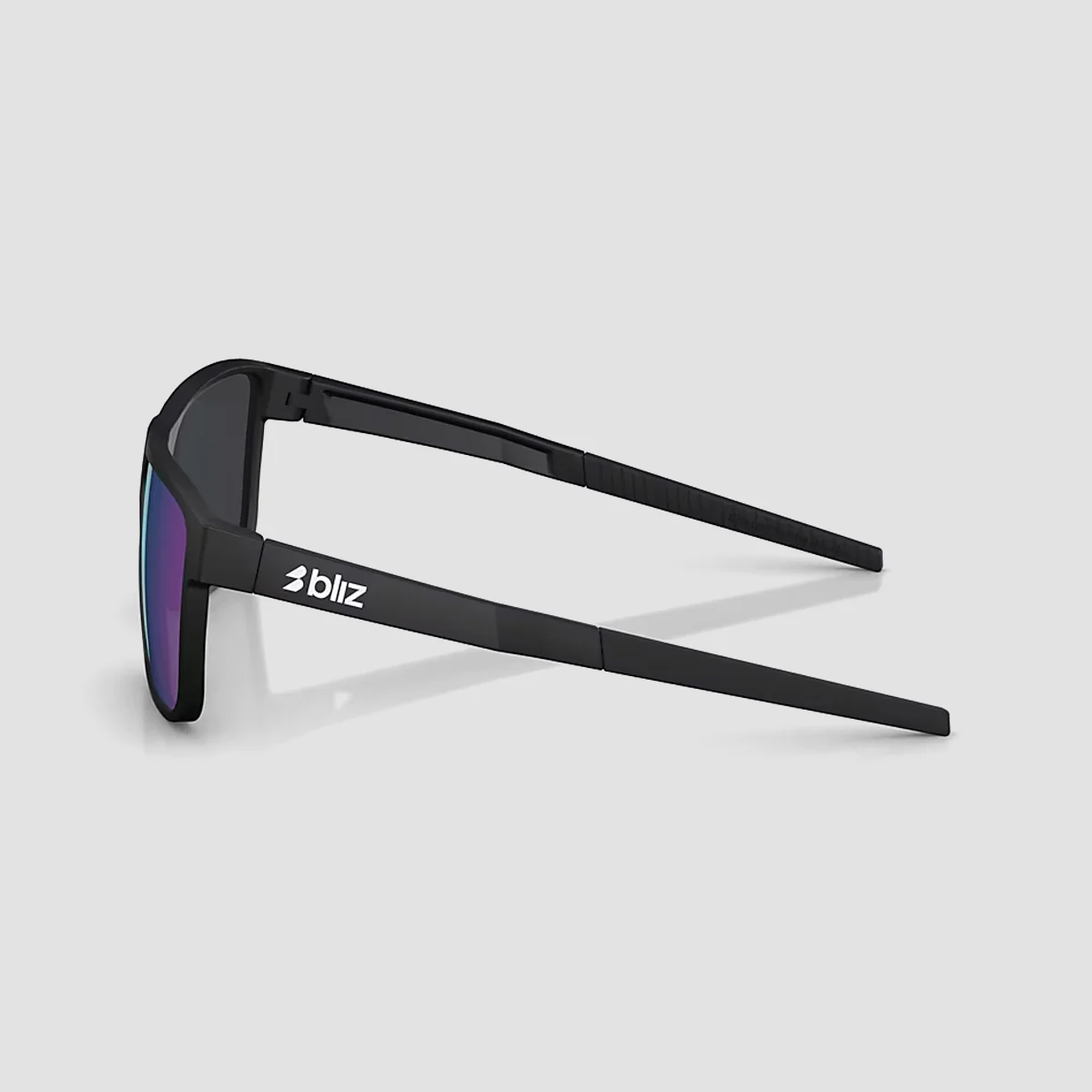 Bliz A008 Sunglasses Matte Black/Smoke/Blue Multicolour - Image 2
