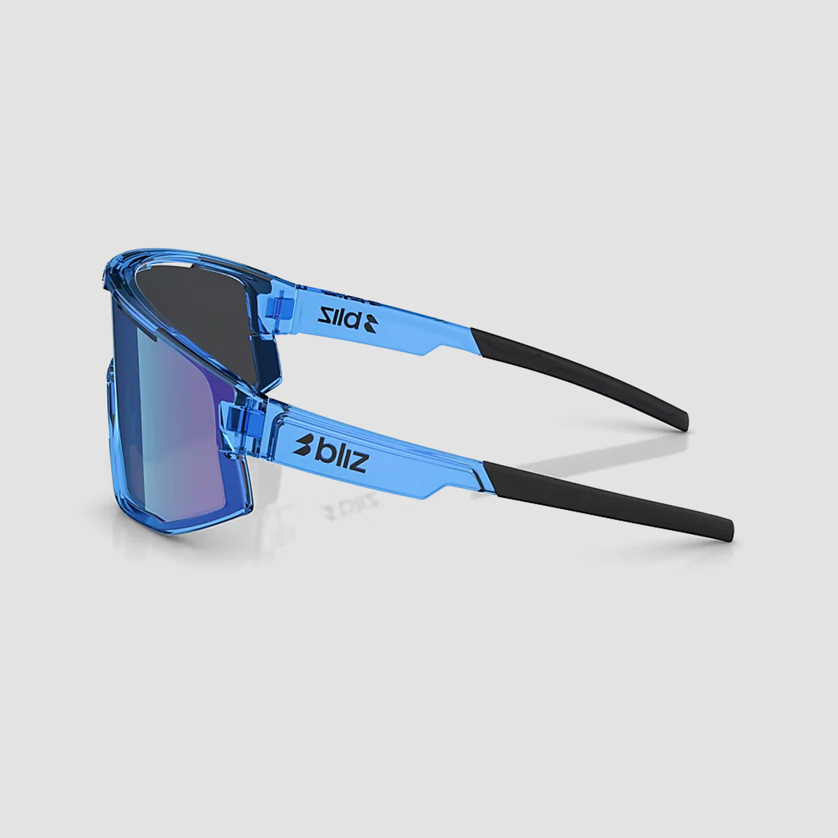 Bliz Fusion Sunglasses Transparent Blue/Smoke/Blue Multicolour - Image 2