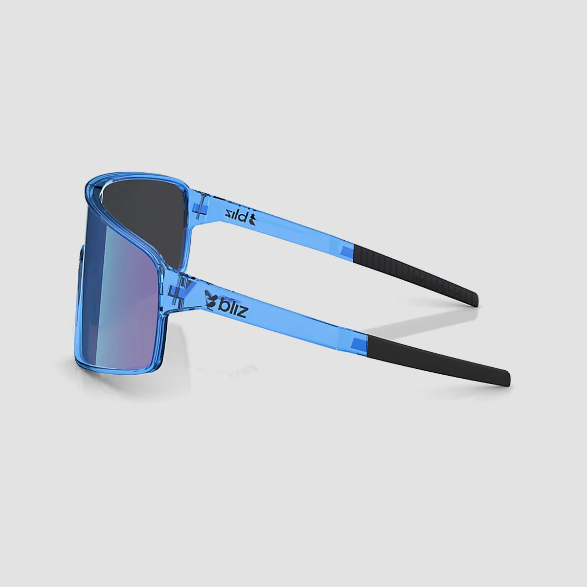 Bliz P001 Sunglasses Transparent Blue/Smoke/Blue Multicolour - Image 2
