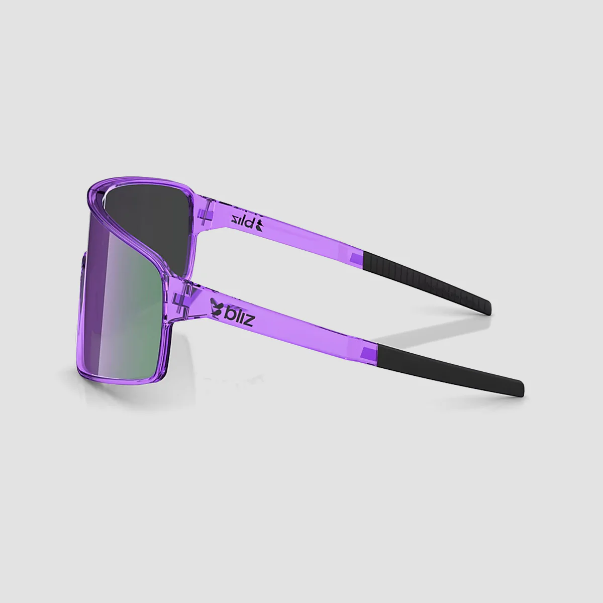 Bliz P001 Sunglasses Transparent Purple/Smoke/Purple Multicolour - Image 2