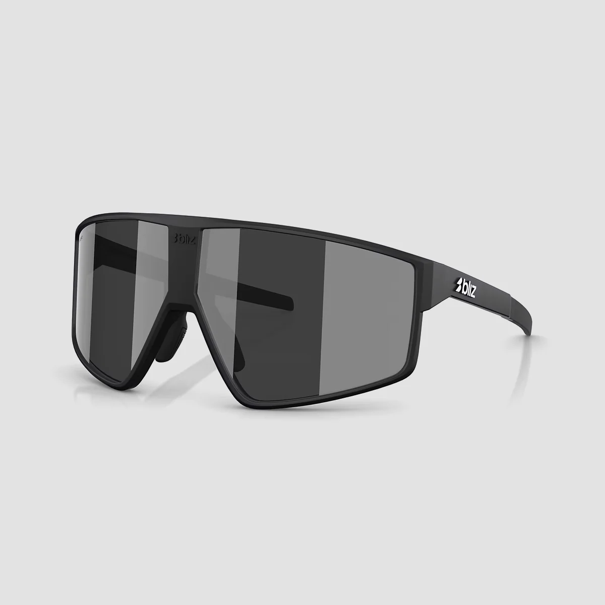 Bliz P002 Sunglasses Matte Black/Smoke/Silver Mirror