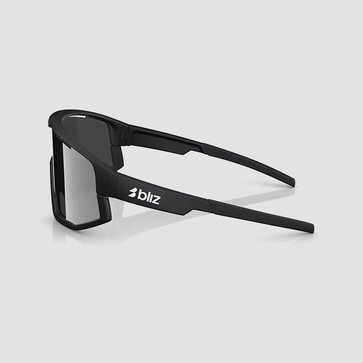 Bliz Vision Sunglasses Matte Black/Smoke/Silver Mirror - Image 2