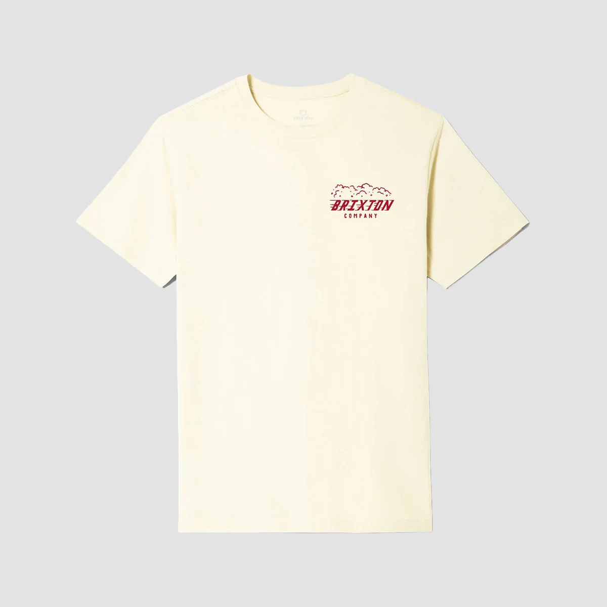 Brixton Barquero T-Shirt Cream - Image 2