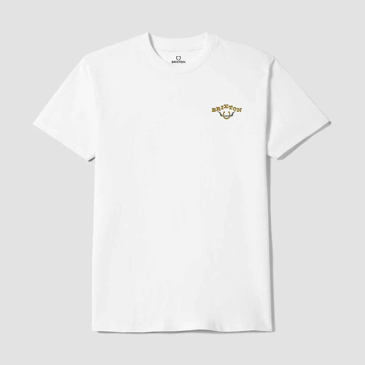 Brixton Beekman T-Shirt White - Image 2