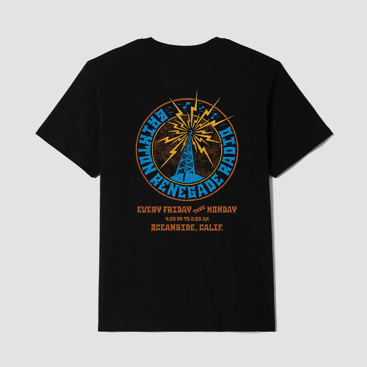 Brixton Broadcast T-Shirt Black