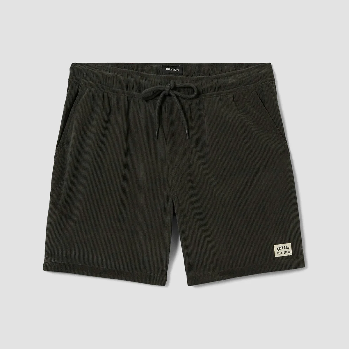 Brixton Everyday Corduroy Shorts Washed Black