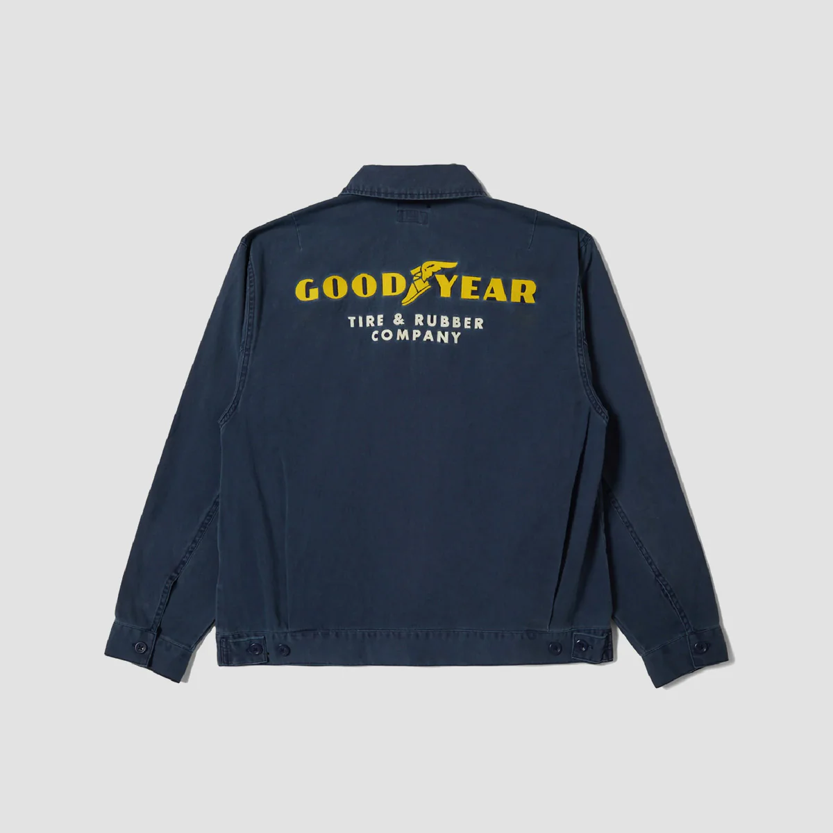 Brixton Goodyear Trademark LW Jacket Washed Navy - Image 2