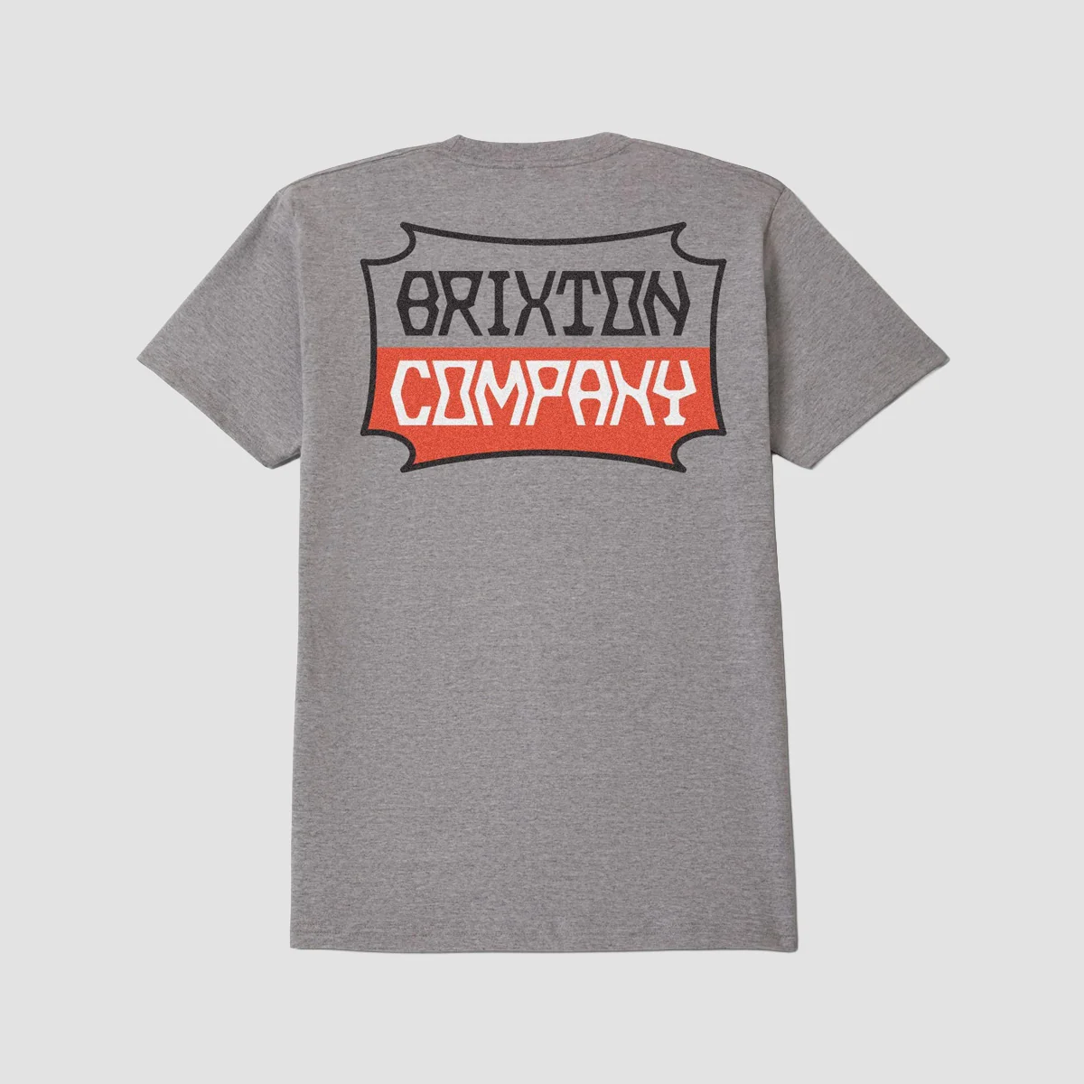 Brixton Pillar T-Shirt Heather Grey