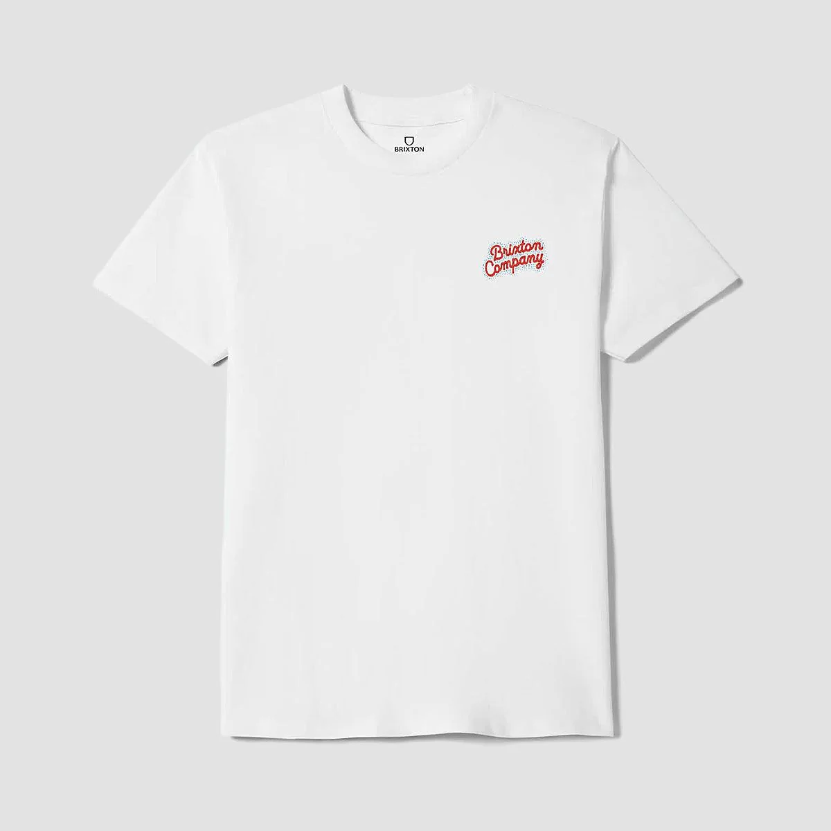Brixton Stay While T-Shirt White - Image 2