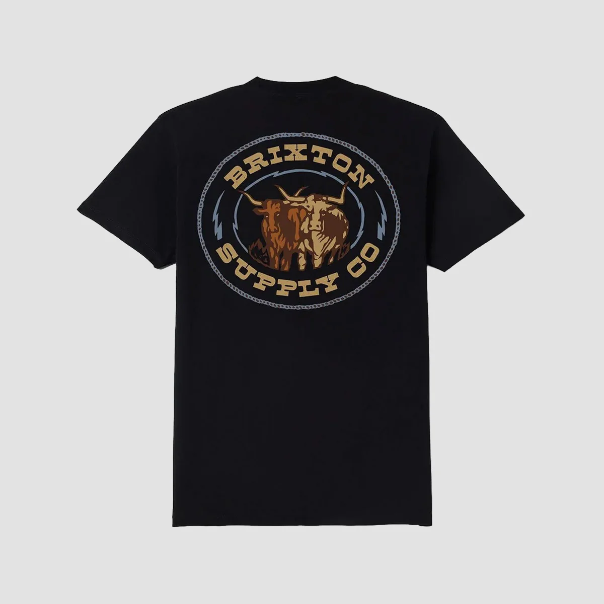 Brixton Steele T-Shirt Black