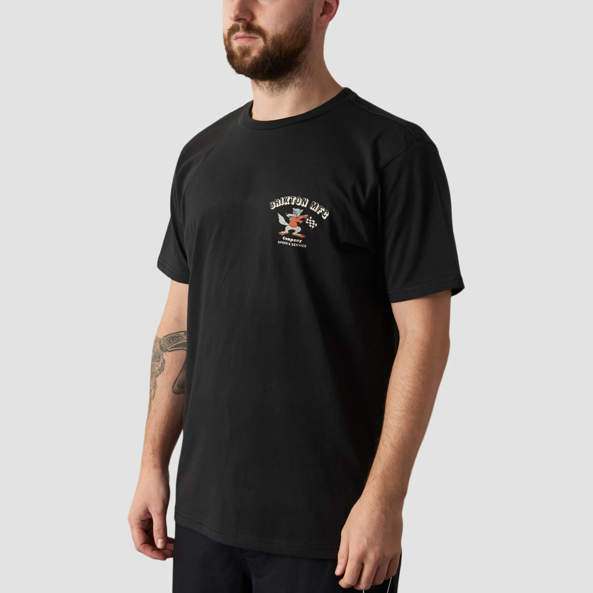 Brixton Wynmore Tailored T-Shirt Black - Image 2