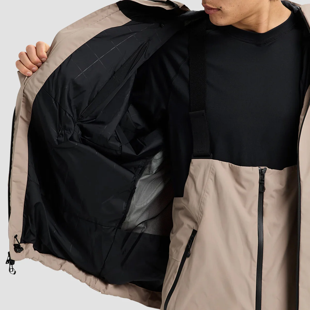 Burton Futuretrust 2L Snow Jacket Summit Taupe - Image 4