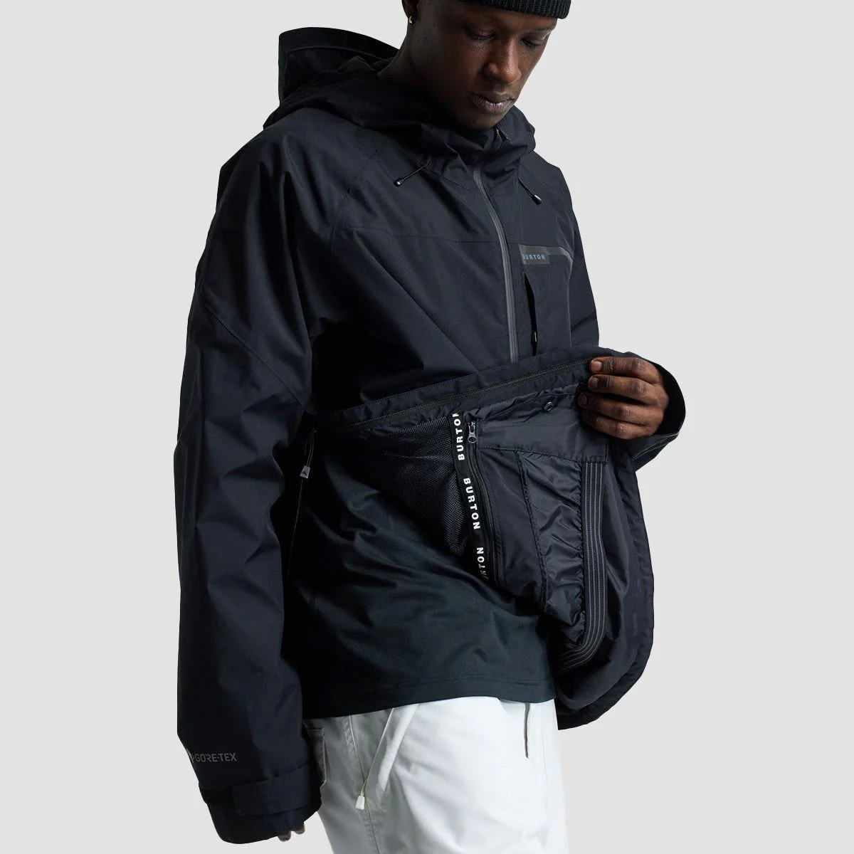 Burton Pillowline GORE-TEX 2L Anorak Snow Jacket True Black - Image 3