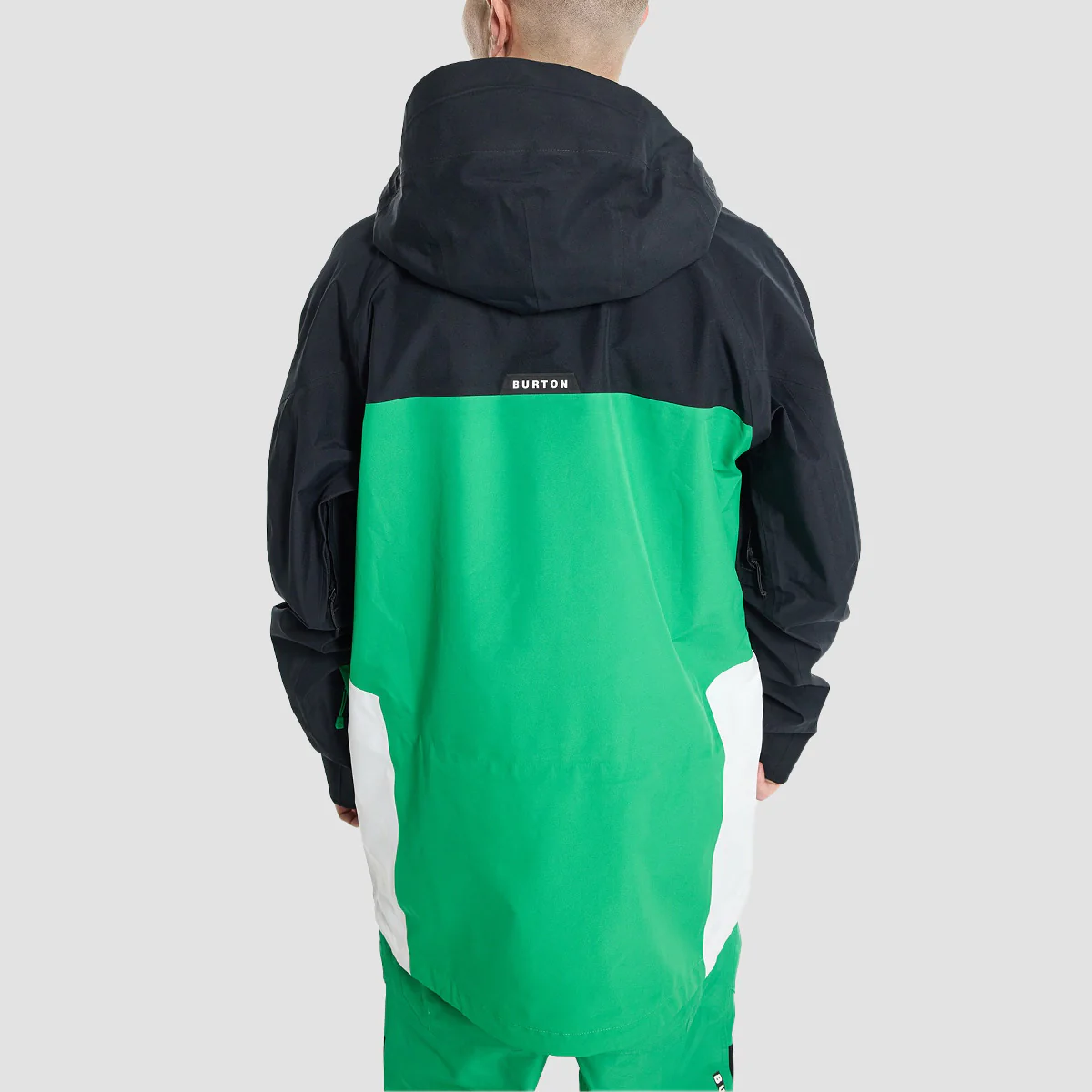 Burton Treeline Gore-Tex 3L Snow Jacket True Black/Clover Green/Stout White - Image 2