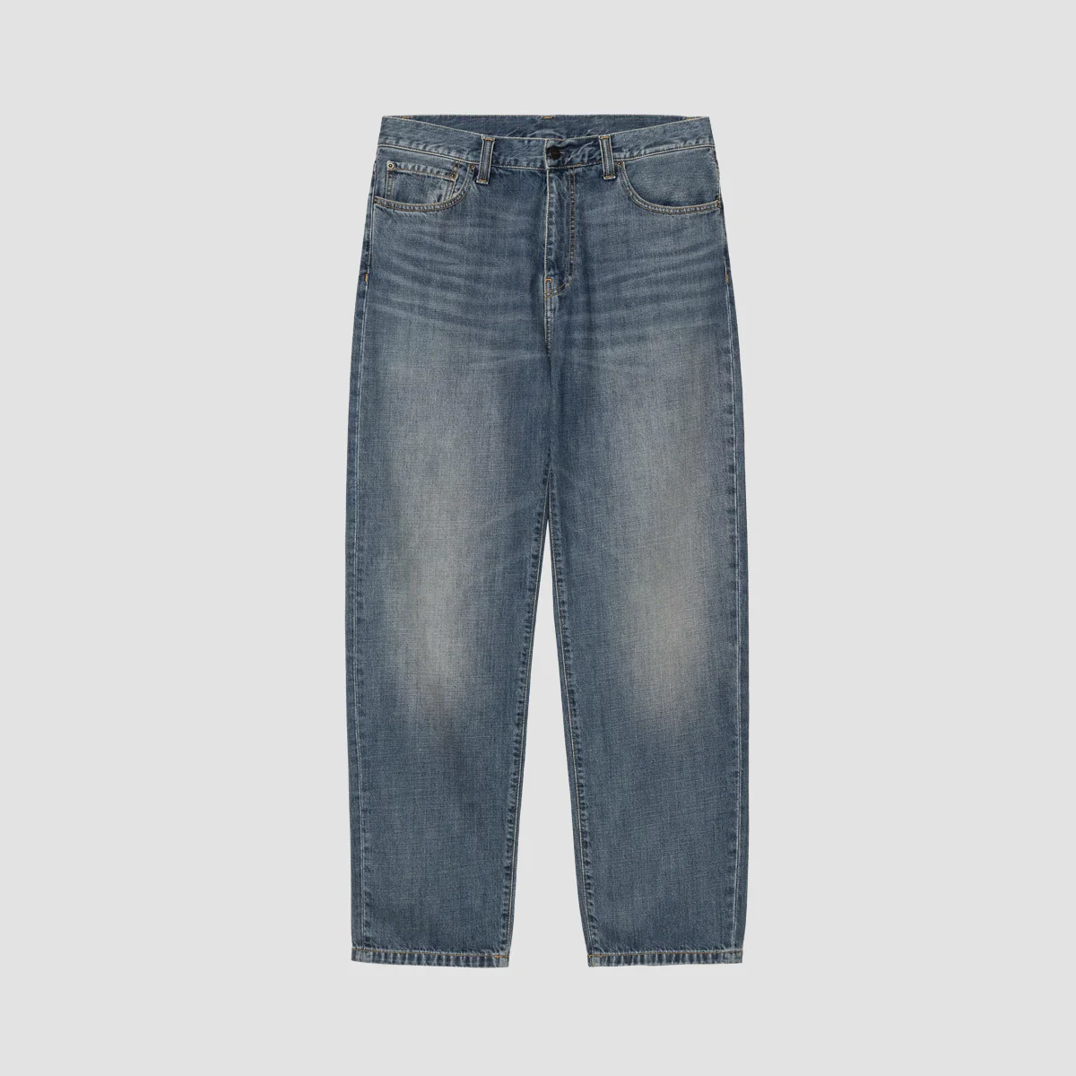 Carhartt WIP Aaron Jeans Blue Dark Used Wash - Image 3