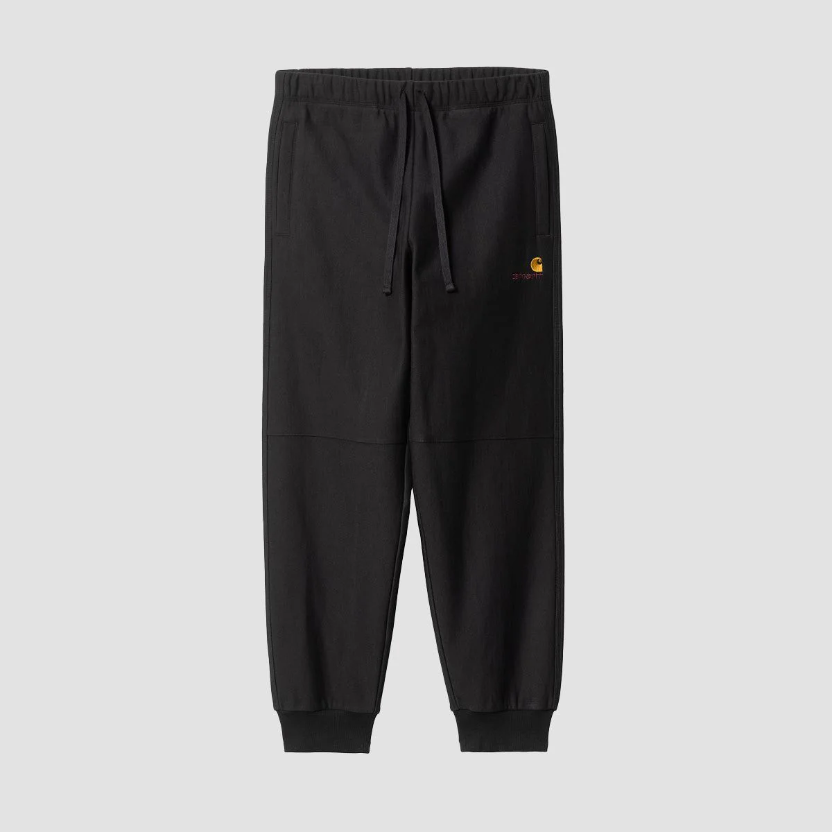 Carhartt WIP American Script Jogging Pants Black - Image 2