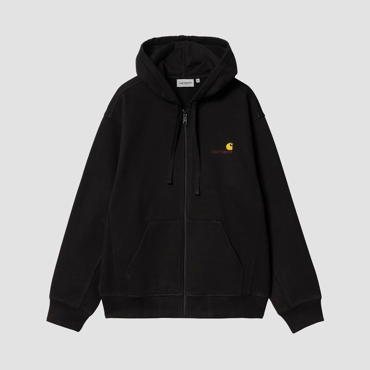 Carhartt WIP American Script Zip Hoodie Black