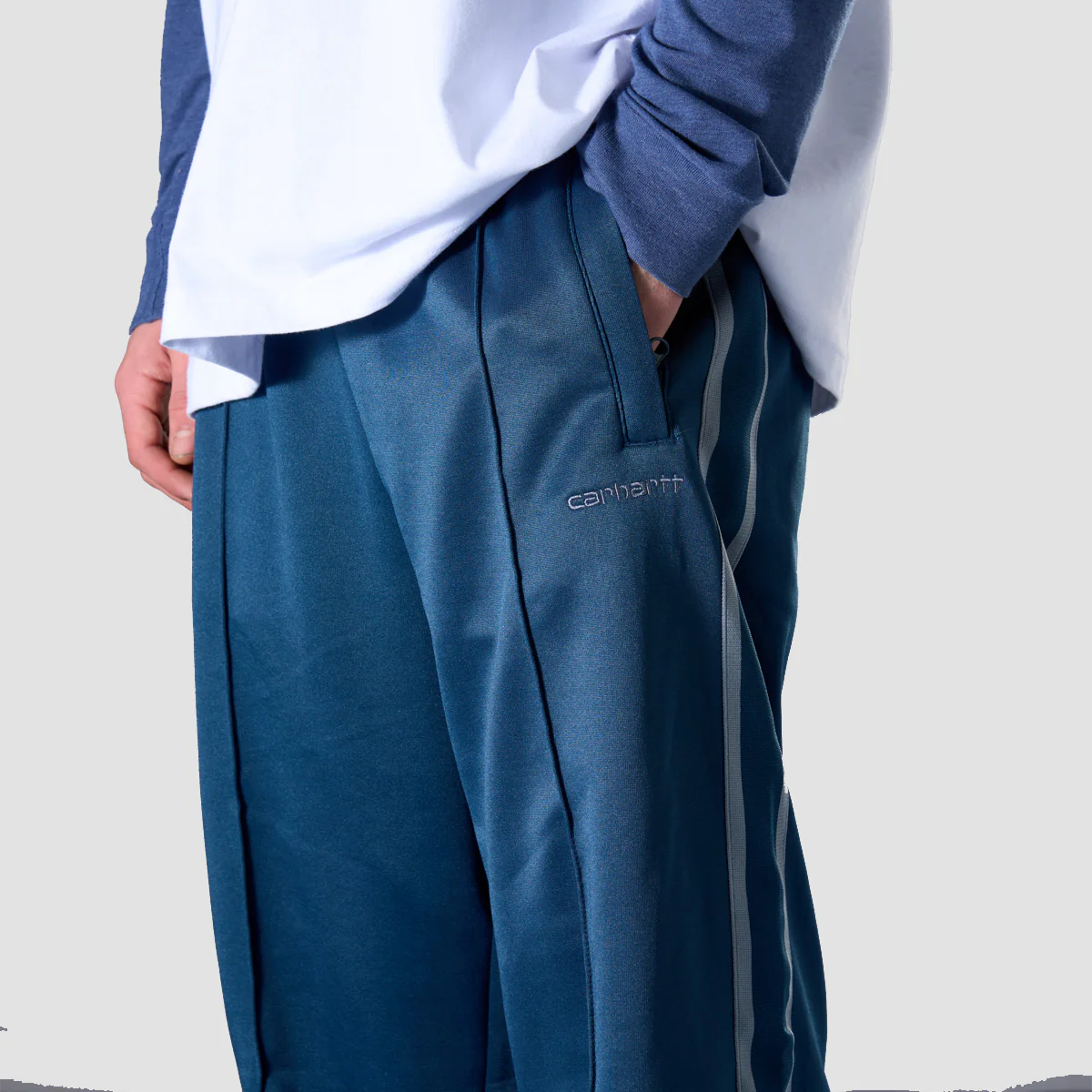 Carhartt WIP Bolar Sweatpants Blue River/Mirror - Image 4
