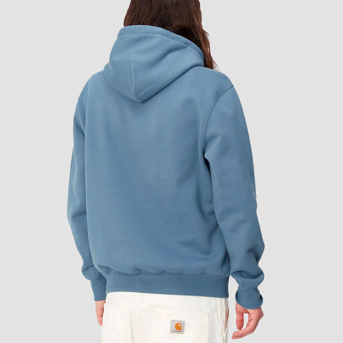 Carhartt WIP Pullover Hoodie Sorrent/White - Image 2