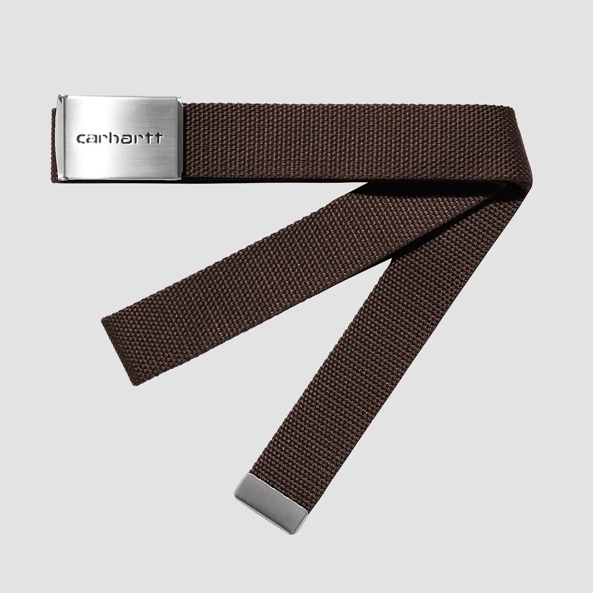 Carhartt WIP Clip Belt Chrome Tobacco