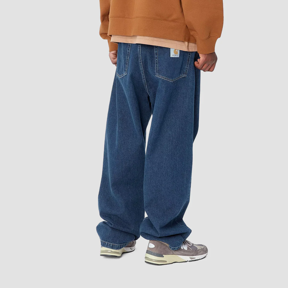 Carhartt WIP Landon Loose Fit Jeans Blue Stone Washed - Image 2