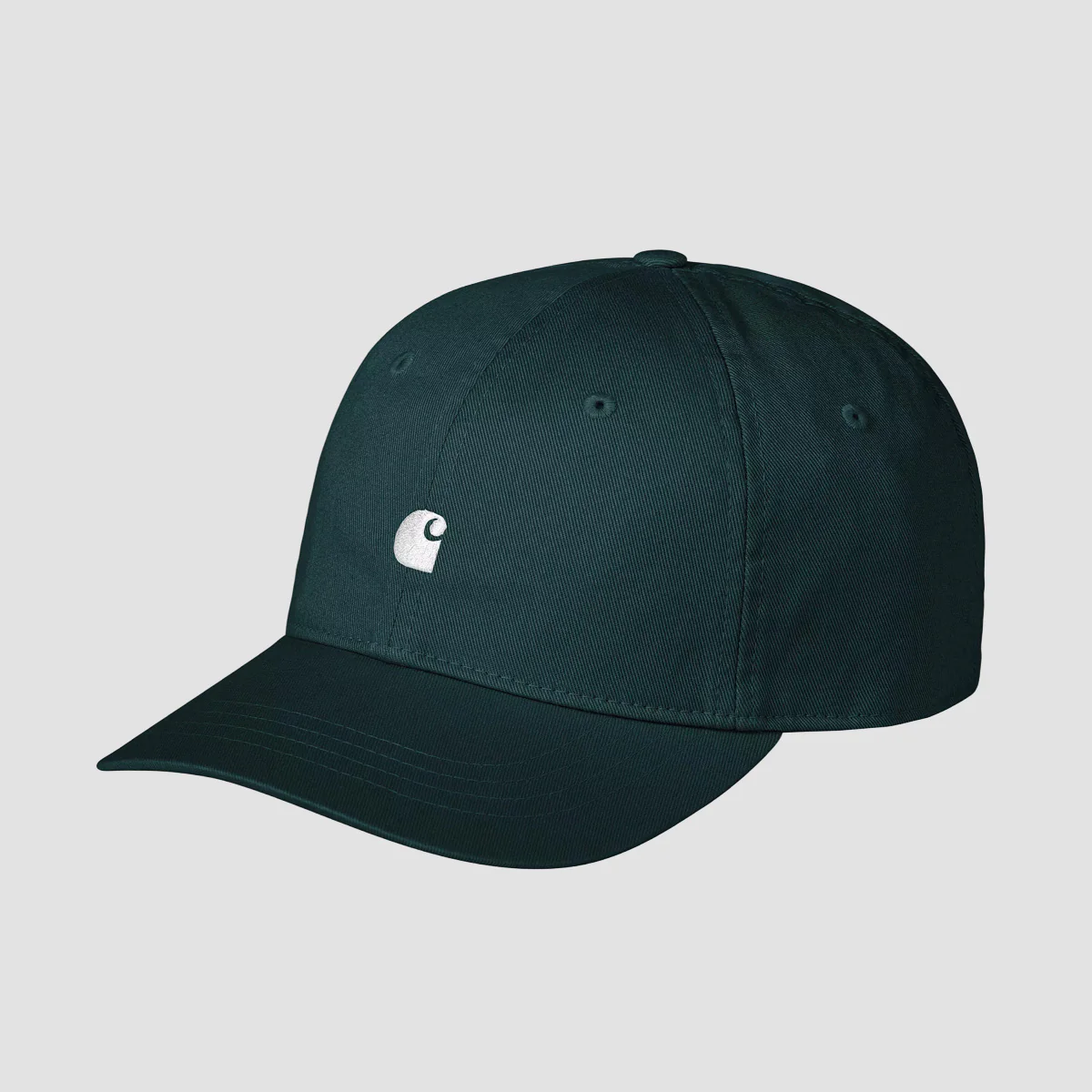 Carhartt WIP Madison Logo Cap Deep Lagoon/White