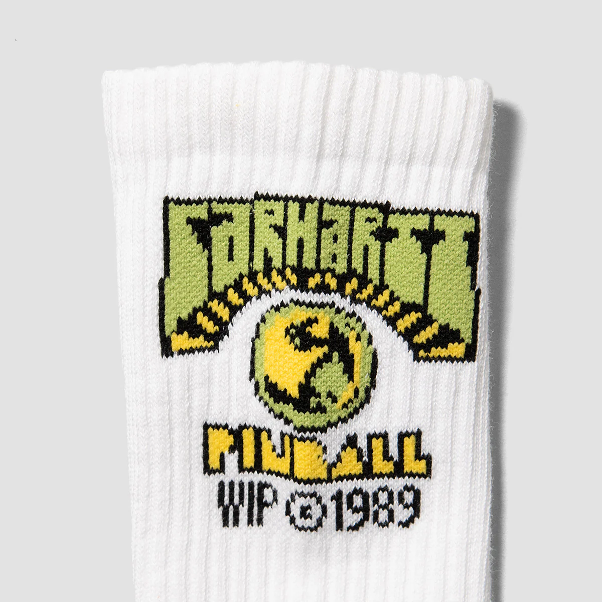 Carhartt WIP Pinball Socks White - Image 2