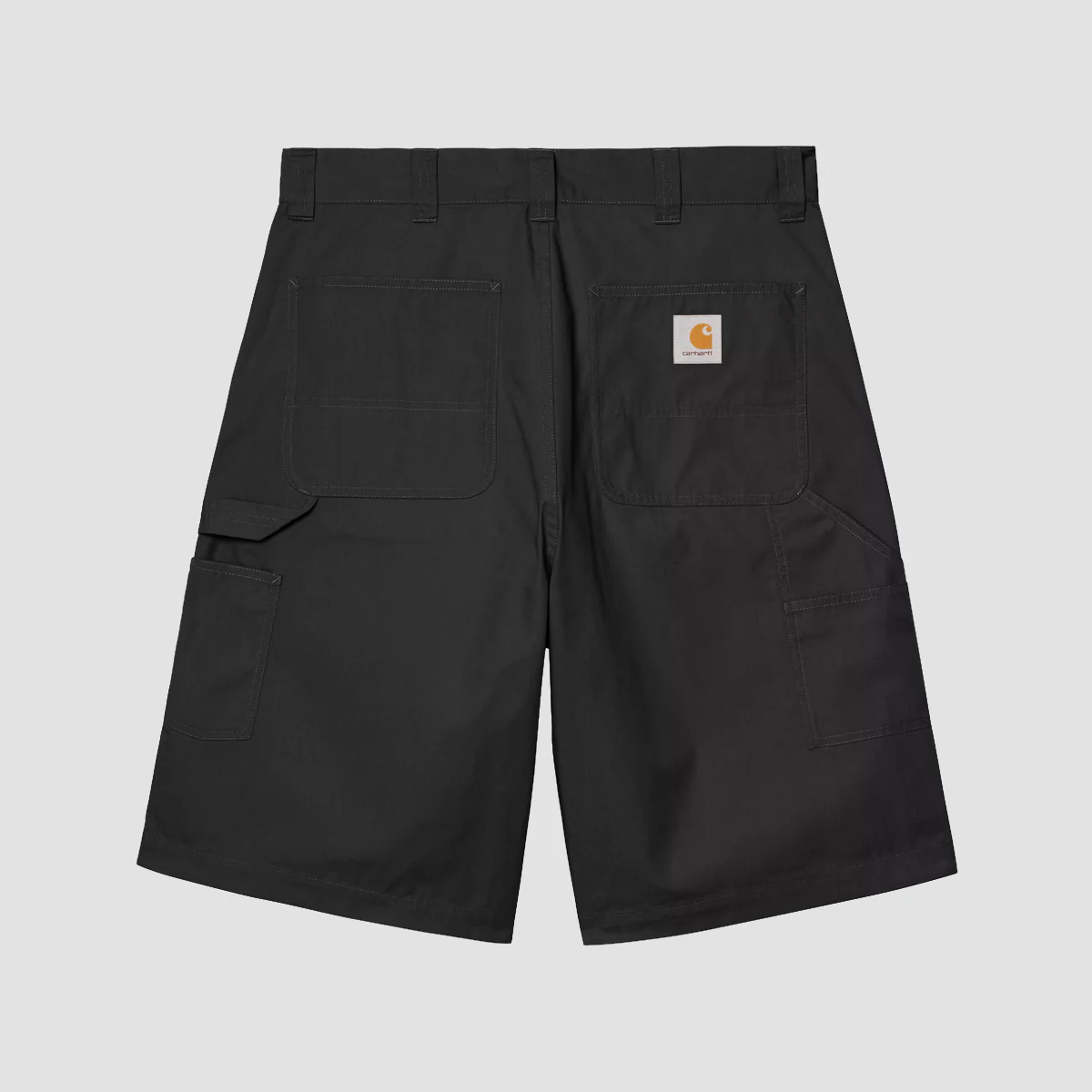 Carhartt WIP Postal Double Knee Shorts Black - Image 2