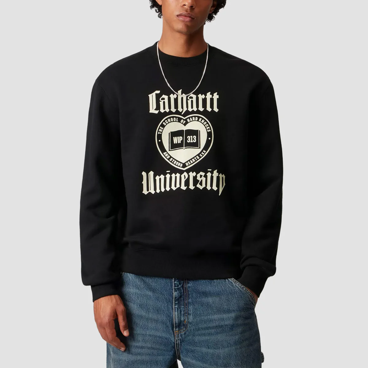 Carhartt WIP Schooling Crew Sweatshirt Black
