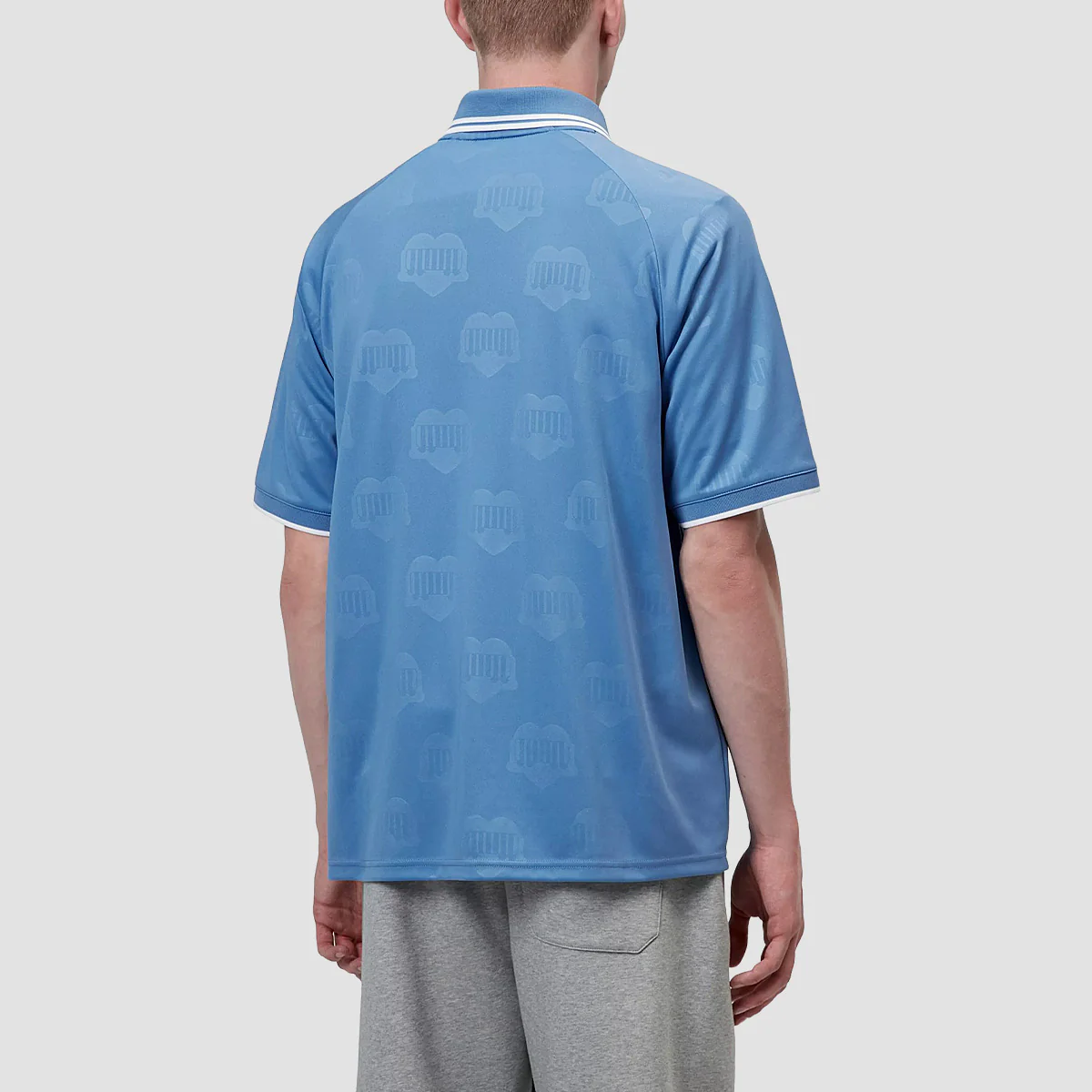 Carhartt WIP Terrace Football T-Shirt Heart Train Jacquard Curacao - Image 2