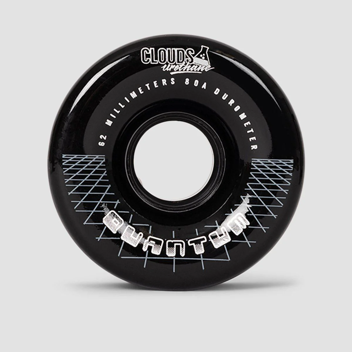 Clouds Quantum 80a Quad Wheels x4 Black/Silver 62mm - Image 2