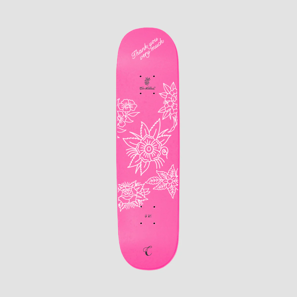 Clown JM Skateboard Deck Pink - 8.5"