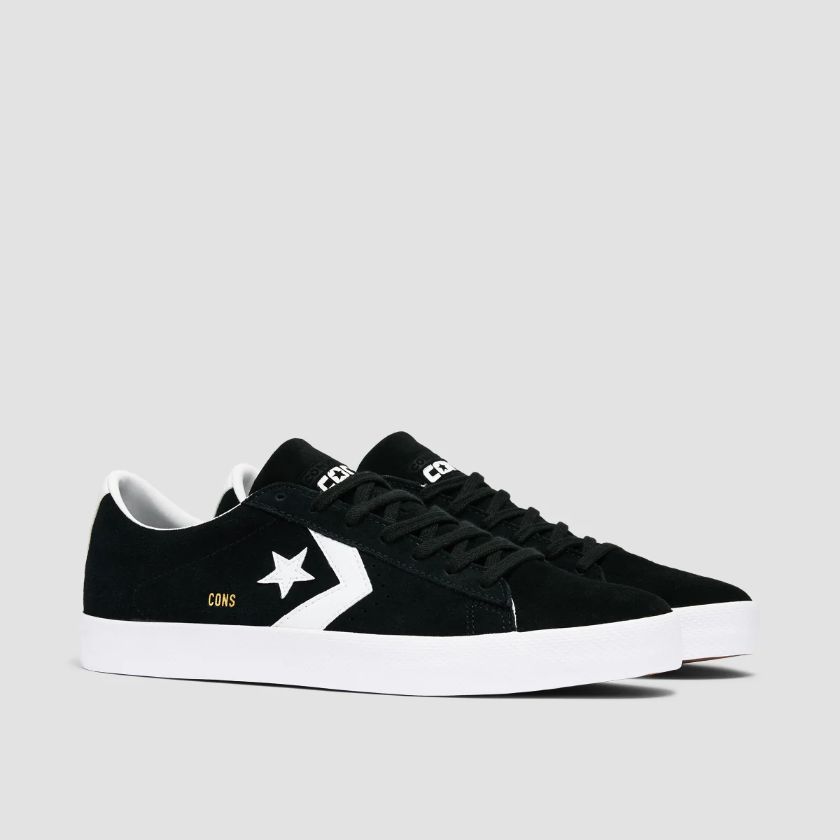 Converse PL Vulc Pro Shoes - Black/White/White - Image 2