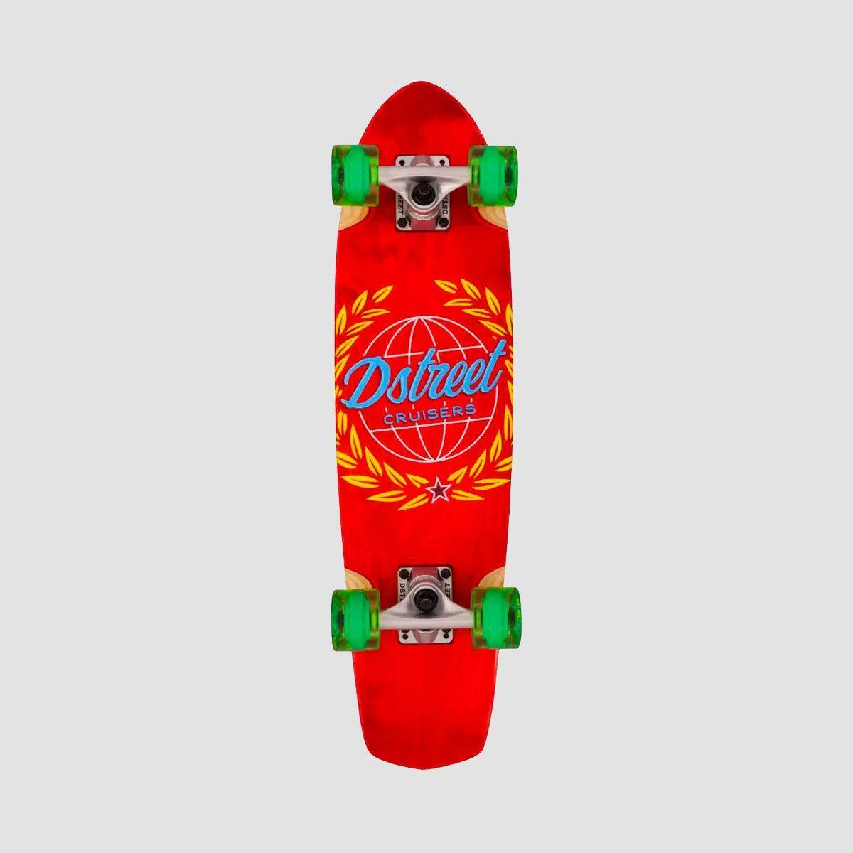 D Street Atlas Cruiser Skateboard Red - 28" - Image 3