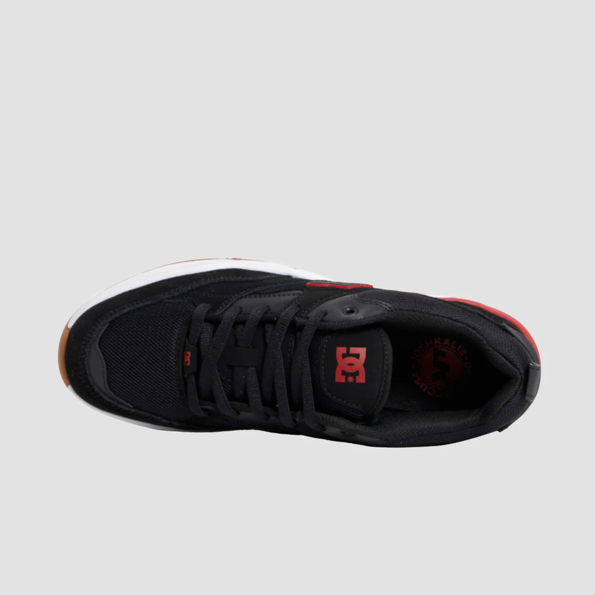 DC Ascend S Shoes - Black/Red/Black - Image 2