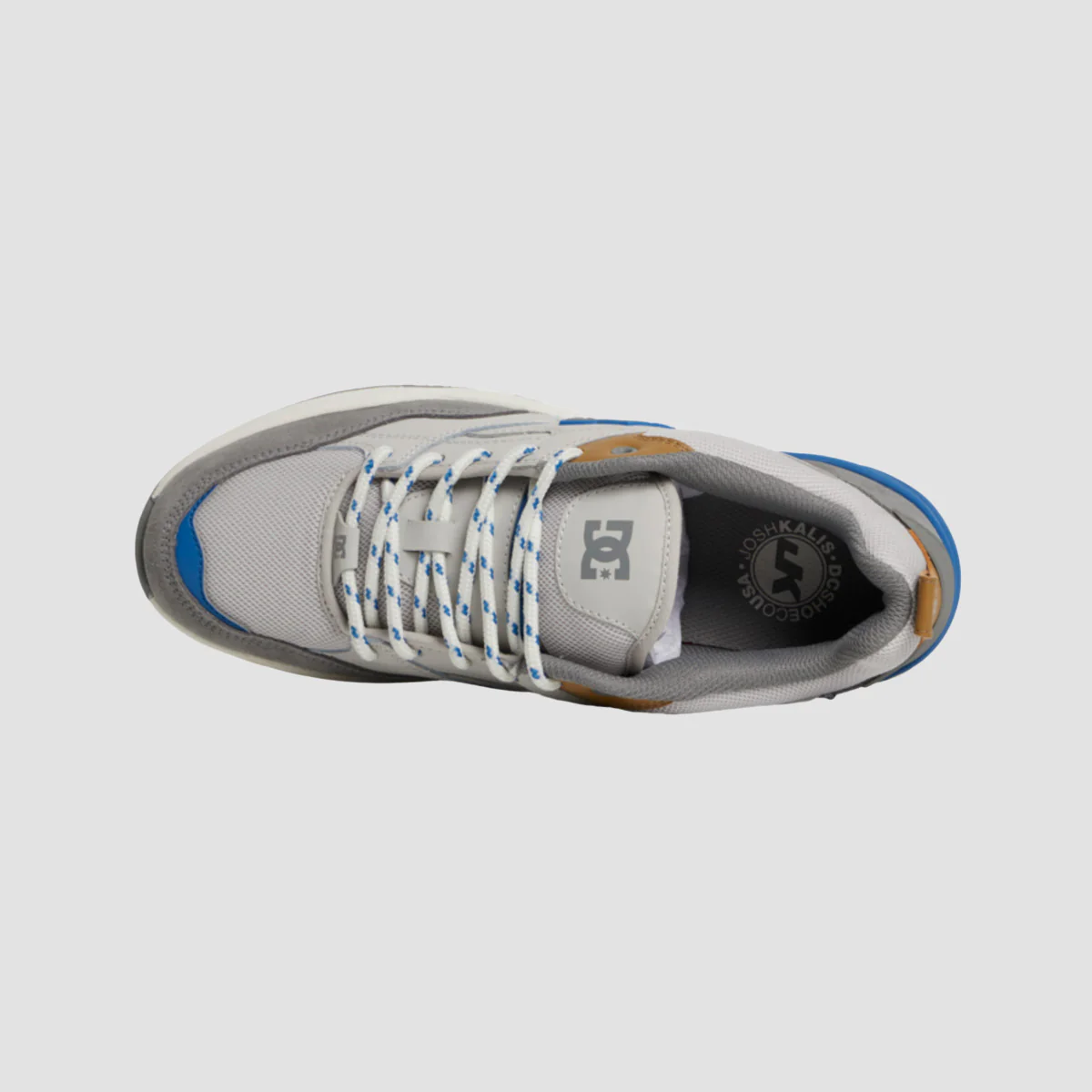 DC Ascend Shoes - Grey/Blue/Grey - Image 2
