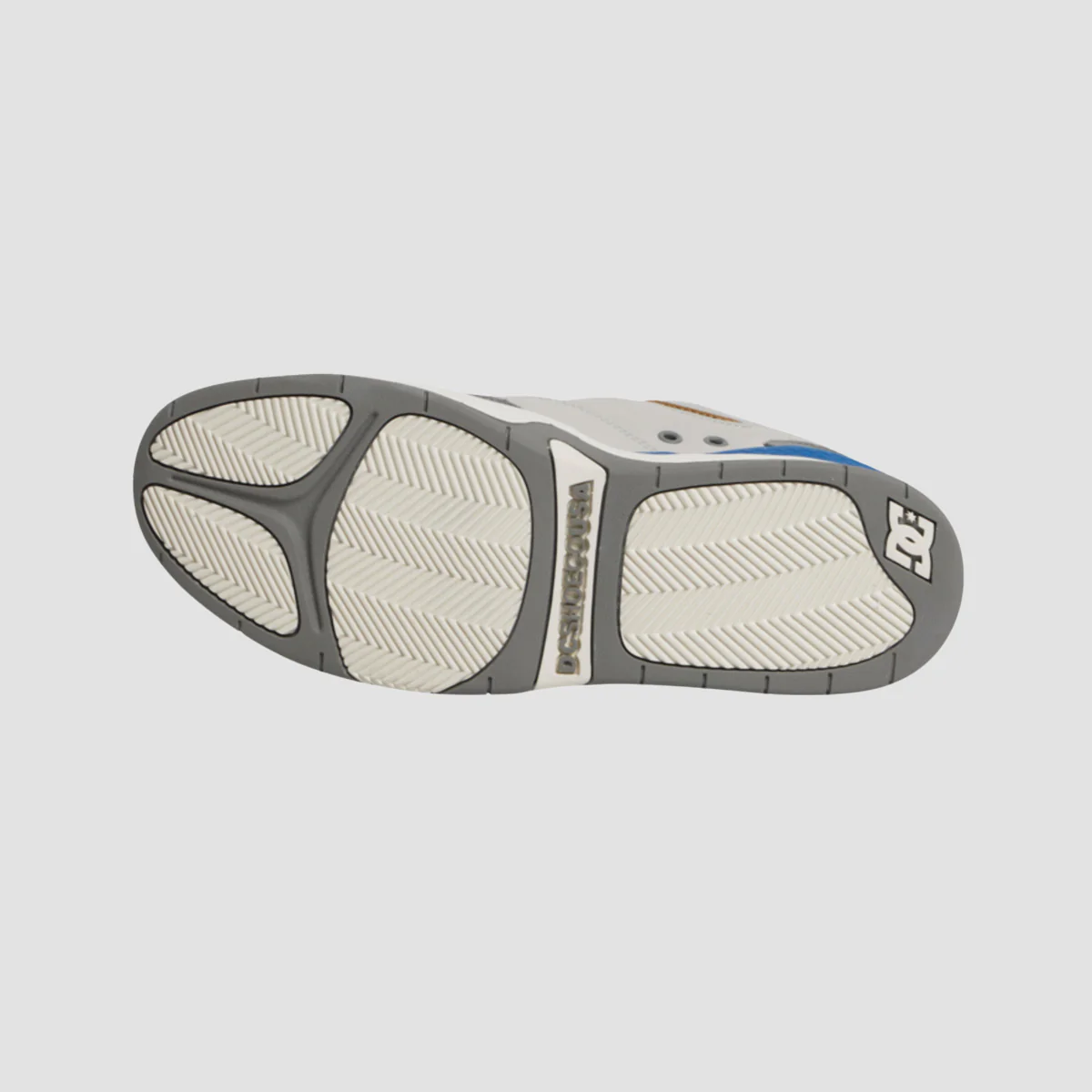 DC Ascend Shoes - Grey/Blue/Grey - Image 3