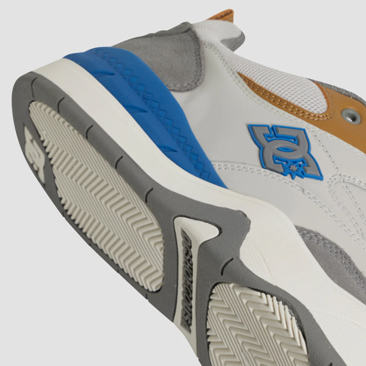 DC Ascend Shoes - Grey/Blue/Grey - Image 4