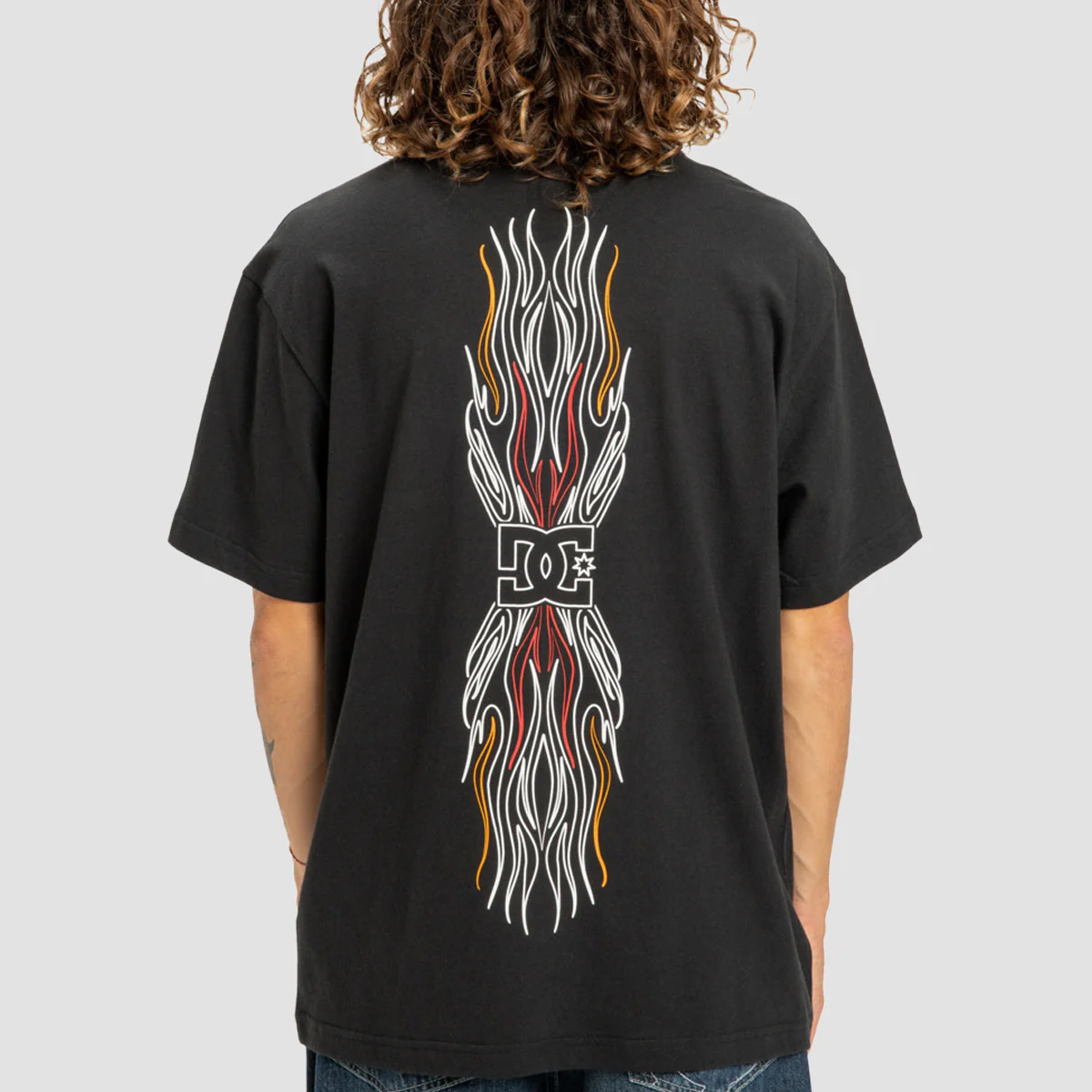 DC Burn Out T-Shirt Black - Image 2